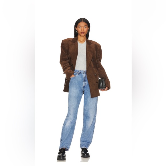 aligrace Kelsey Baggy Custom Jeans in Medium Dark - Picture 4 of 4